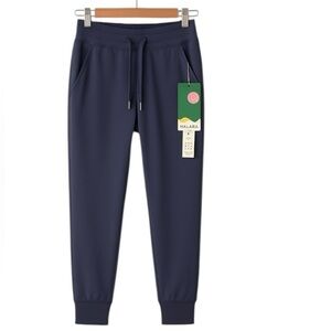 HALARA - NWT Play It My Way Ribbed Track Pants Blue Sz M